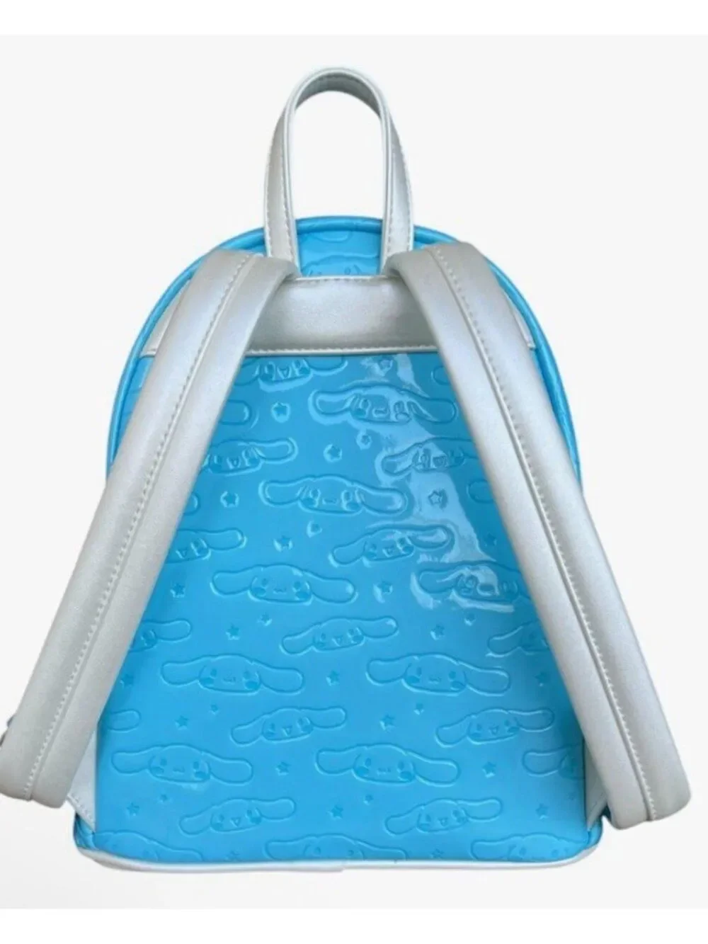 Loungefly Sanrio Cinnamoroll Moveable Ears Mini Backpack Blue White Shimmer NWT